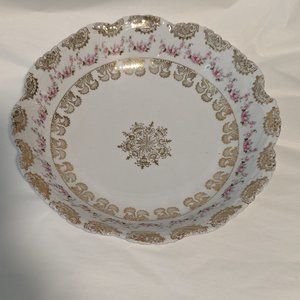 ANTIQUE BOWL MADE IN VIENNA AUSTRIA SERVING PLATE 1900s